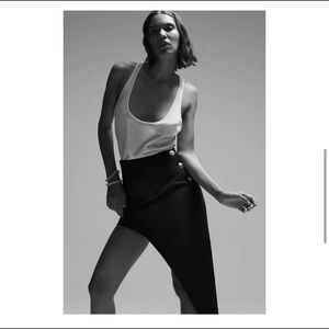 Zara: BUTTONED ASYMMETRIC SKIRT